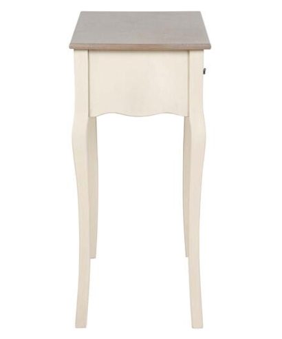 CONSOLA 2 CAJONES PINO MDF BEIGE 90x38x78 CM