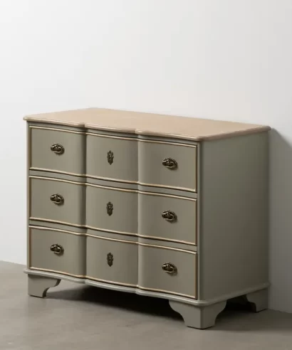 CÓMODA TAUPE MADERA 100 X 50 X 80 CM