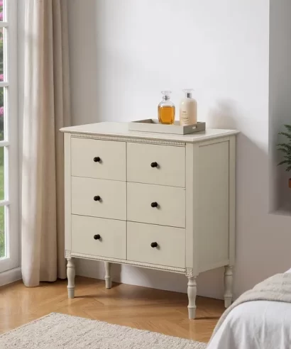 CÓMODA GRIS CLARO DM 75 X 33 X 75 CM