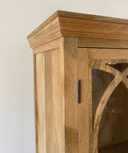 Vitrina PROVENZAL 90X45X210cm madera de mango.